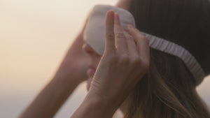 Avalon Blush Heated Silk Eye Mask